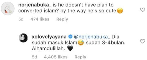 Setelah Menjadi Saudara Baru, Kini Ayana Moon Dedah 'Buah Hatinya' Juga Sudah Berhijrah 1 bw29