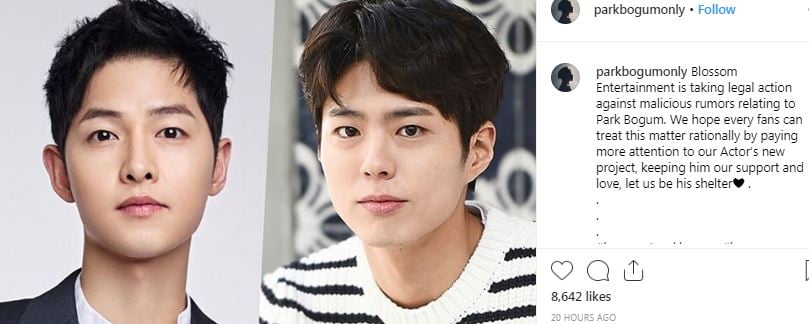 Didakwa Menjadi Punca Perceraian Song Song Couple, "Mengarut Lah" Kata Park Bo Gum 2 bw47