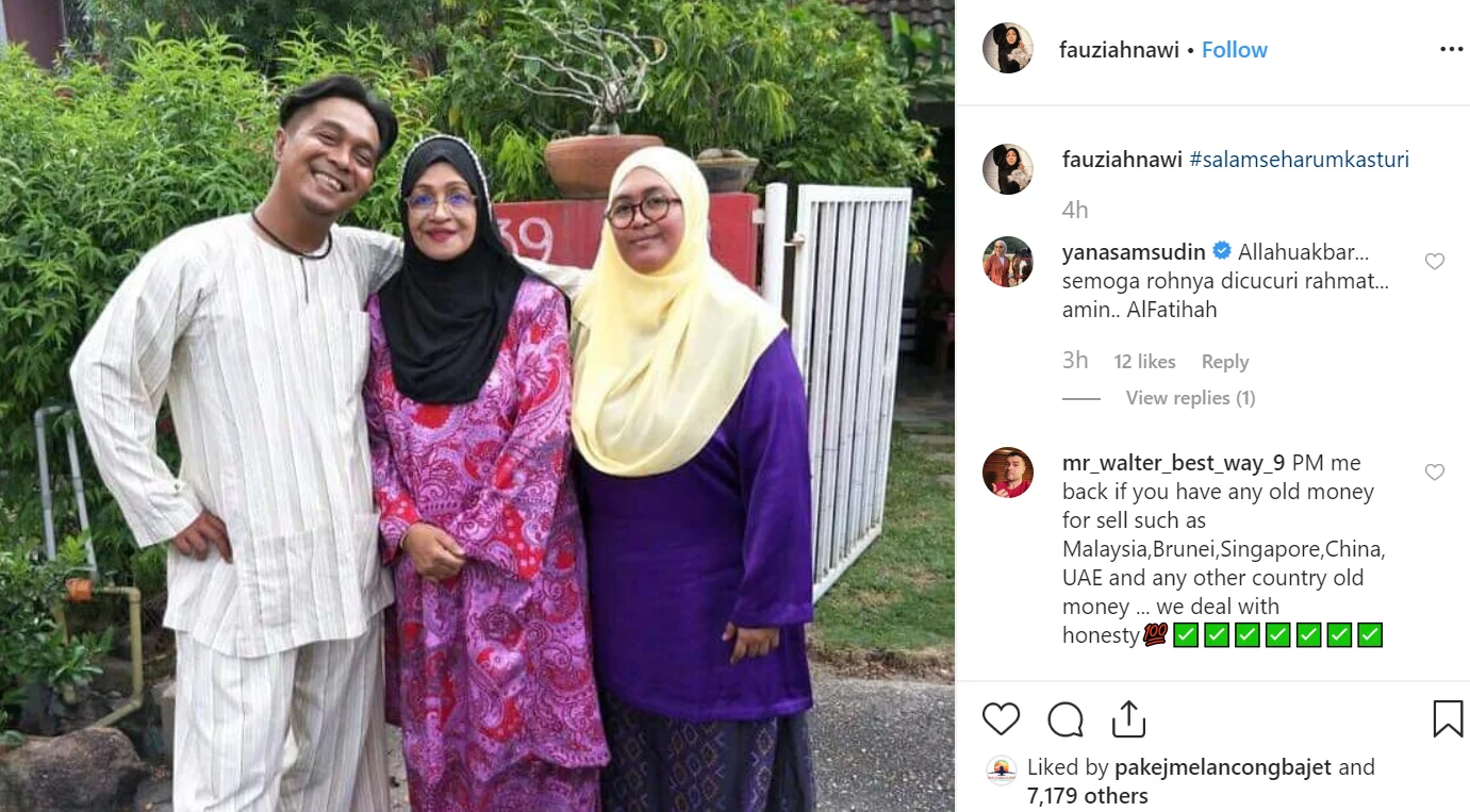 Setelah Lima hari pemergian Pitt Hanif, Ini Luahan Fauziah Nawi 1 Capture 3