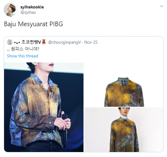 Pakai Baju Batik Bapak Bapak Di Konsert, Anggota BTS Curi Perhatian Netizen 2 59