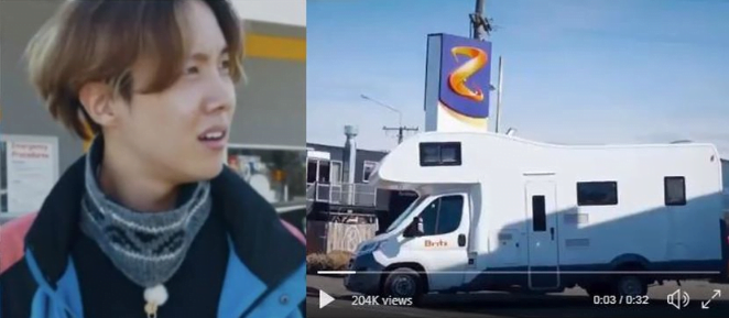 J Hope panik ditinggal ahli BTS di stesen minyak ketika melancong ke New Zealand 1 91