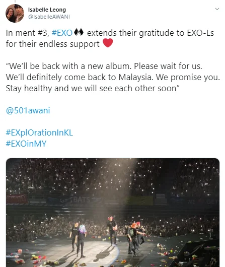 #EXplOrationInMY, EXO Berikan Persembahan Luar Biasa, Peminat Sangat Teruja 3 5