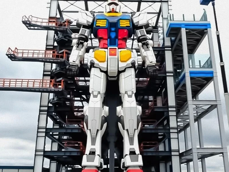 Robot Gundam Gergasi Bergerak-gerak Di Yokohama, Jepun 2 1 2