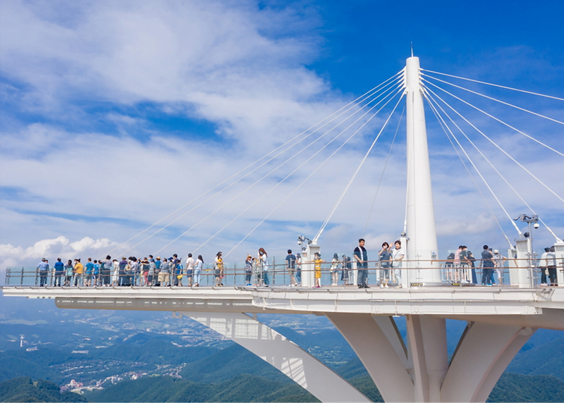 25 Lokasi Best Di Gangwon, Korea Selatan Yang Kaki Travel Mesti Pergi 5 Mt.Balwangsan Skywalk