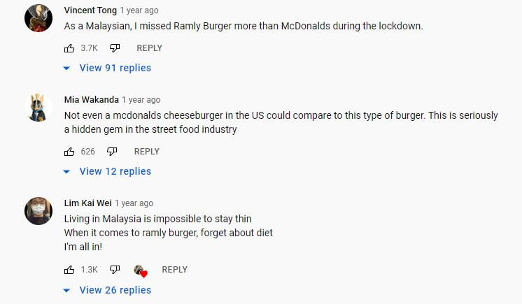 "Jatuh Cinta..."- Ini Reaksi Lelaki Korea Bila Makan Burger Ramly 11 12