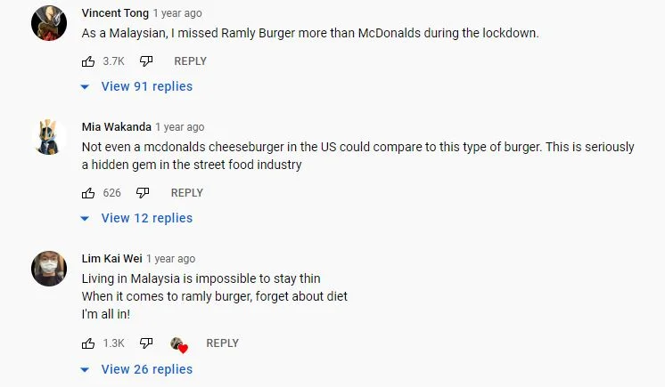 "Jatuh Cinta..."- Ini Reaksi Lelaki Korea Bila Makan Burger Ramly 11 12
