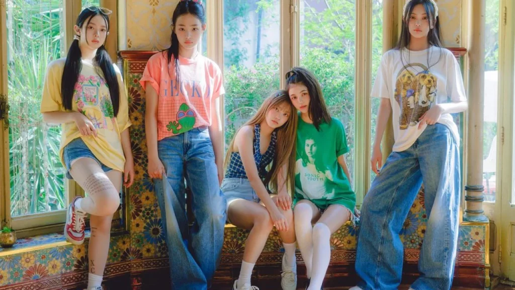 Kejayaan Luar Biasa Rookie IVE, NMIXX, LE SSERAFIM Dan NewJeans, Adakah Kumpulan Baru YG Ini Juga Akan Turut Berjaya? 4 NewJeans self titled group photo 28129 1280x720 2