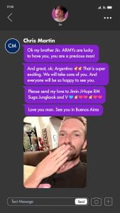 Jin BTS Melakukan Single Akan Datang “ The Astronaut ” Bersama Coldplay Di Tour Mereka Di Argentina 3 Jin 3