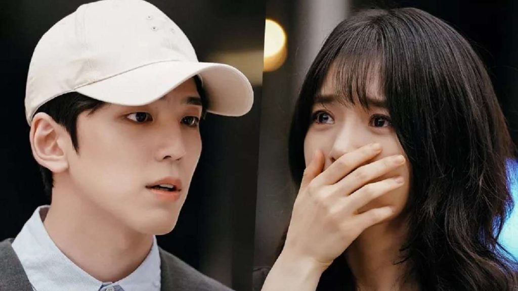 Kim Min Kyu Hilang Dan Terkejut Selepas Melihat Go Bo Gyeol Menangis Dalam “The Heavenly Idol” 2 the heavenly idol kim min kyu go bo gyeol 1