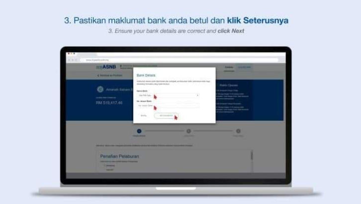 Cara Keluarkan Duit ASB Dengan Mudah Sekali, Hanya Di Hujung Jari 3 daebaking.co Cara Keluarkan Duit ASB 33