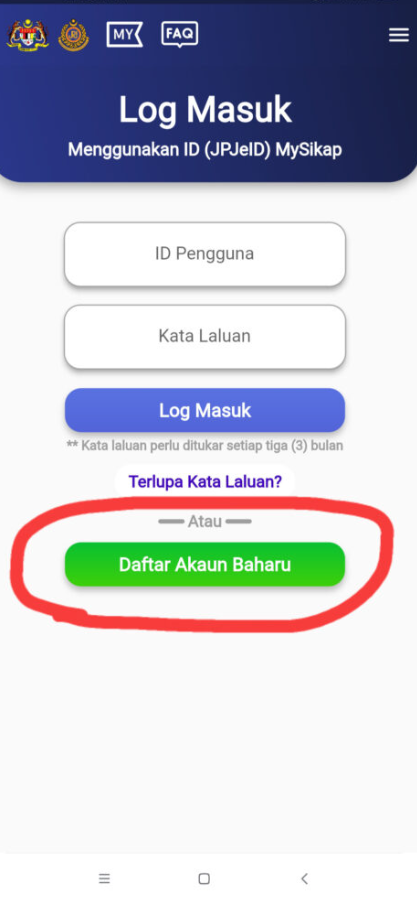 Cara Mudah Daftar Lesen & 'Roadtax Online' Dalam Aplikasi Jabatan Pengangkutan Jalan MyJPJ 2 daebaking.co jpj22