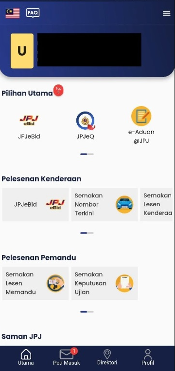Cara Mudah Daftar Lesen & 'Roadtax Online' Dalam Aplikasi Jabatan Pengangkutan Jalan MyJPJ 6 daebaking.co jpj2233445566