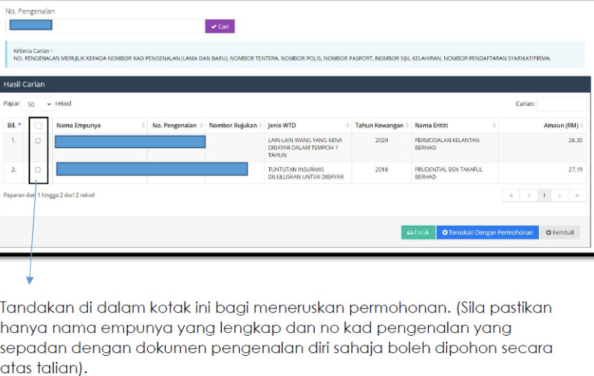 Dalam IC Kita Ada Duit? Ini Cara Nak 'Claim' Duit Yang Tidak Dituntut Dalam IC 10 daebaking.co sen2223445566779910