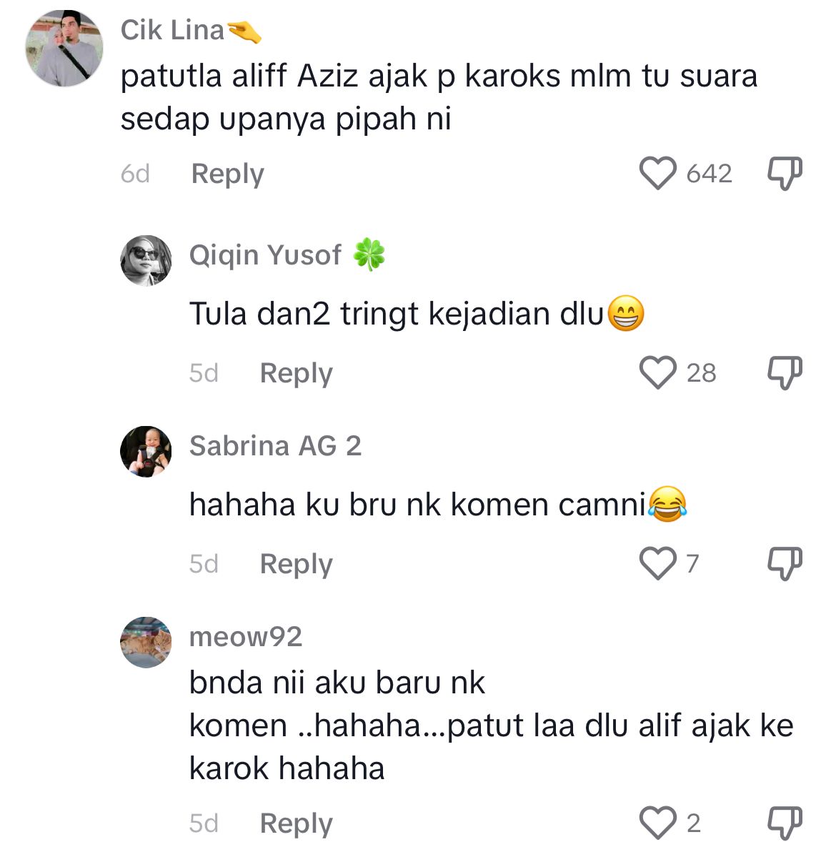Netizen Puji Nyanyian Afifah Nasir Bawa Lagu ‘Atas Nama Cinta’, Sekali Nama Aliff Aziz Pula Dipetik 2 WhatsApp Image 2023 06 03 at 7.12.43 PM