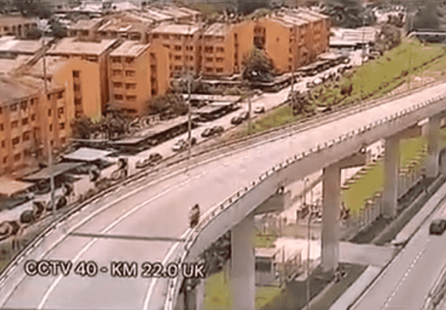 Kerana Mengelak Dari Motosikal Lawan Arus, Penunggang Motosikal Maut Terjatuh Dari 'Flyover' 1 flyover1