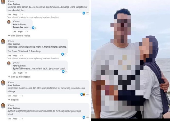 Dapat Komen 'Biadap' Dari Seorang Lelaki, Sekali Ini Respon Azhar Sulaiman 3 fsgfg