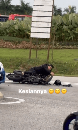 Rakaman Lelaki Kemalangan Tapi Tiada Siapa Mendekati, Rupanya Sebab Ini 1 kemalangan