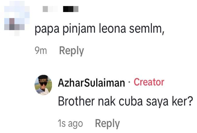 Dapat Komen 'Biadap' Dari Seorang Lelaki, Sekali Ini Respon Azhar Sulaiman 2 rwewed