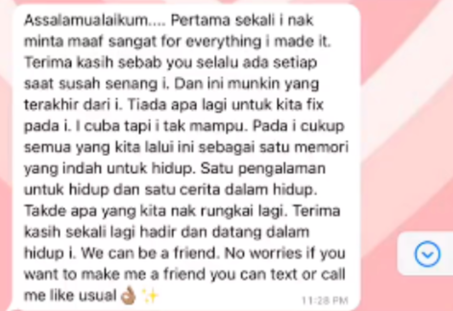 Empat Wanita Tampil Mohon Maaf, Cerita Hal Sebenar Yang Berlaku Dalam Hubungannya 1 Screenshot 2023 07 12 101120