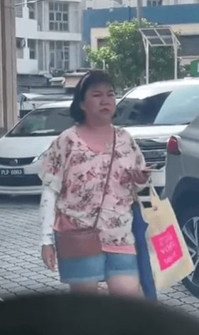 'Auntie' Buat Hal, Degil Cop Parking Tak Bagi Kereta Masuk Di Pulau Pinang Tarik Perhatian Netizen 1 cop1
