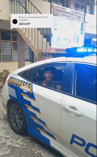 Seronok Naik Kereta Polis Siap Makan Lagi, Reaksi Lelaki Ini Buat Ramai Terhibur 1 polis 1