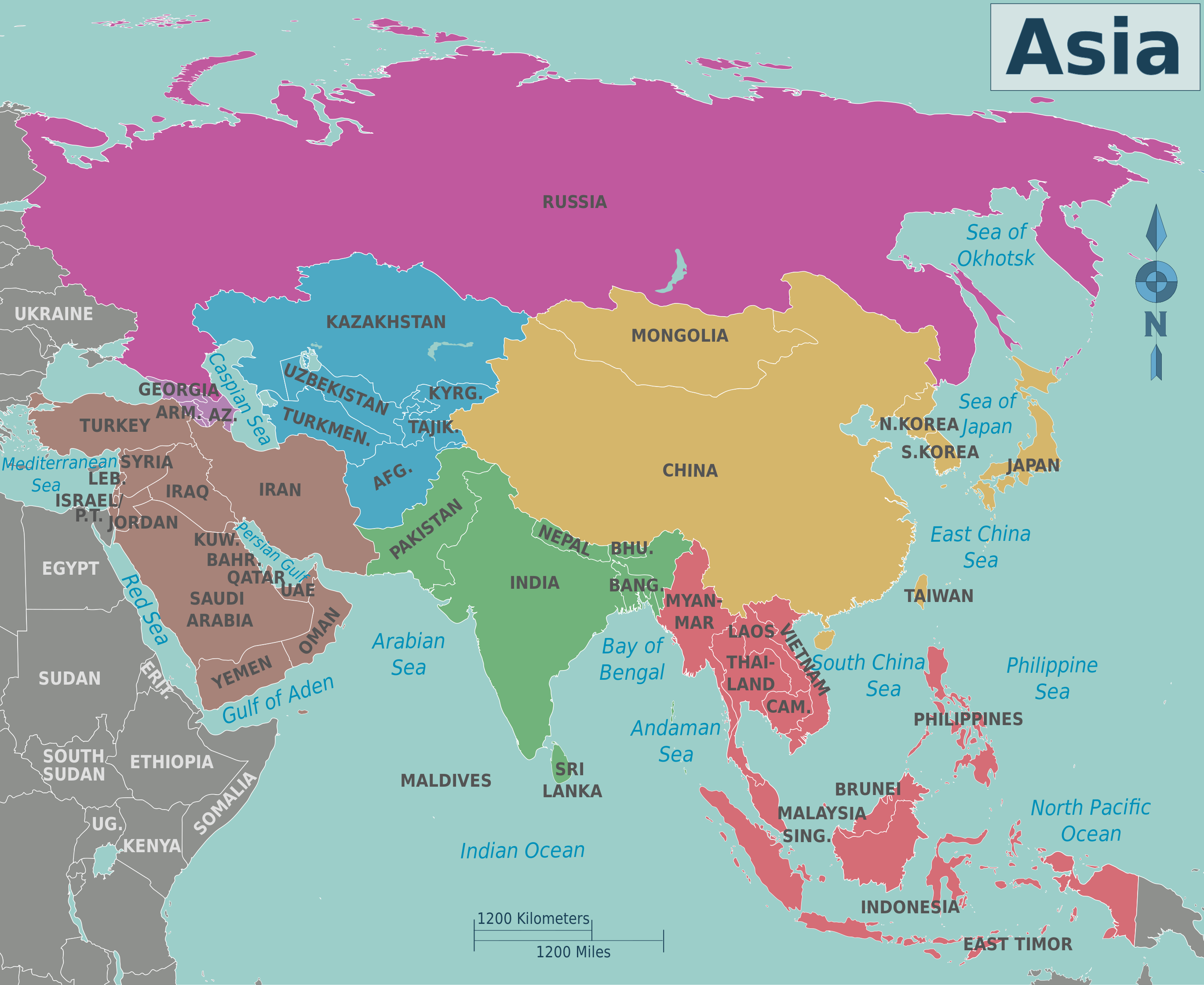 Google Mahu Bagi RM500,000 Kepada Orang Asia, Ini Syaratnya 3 Map of Asia.svg