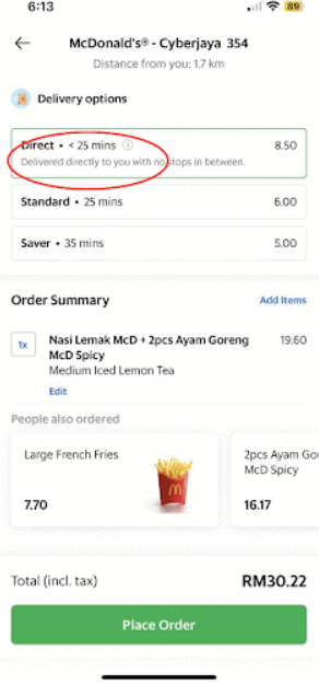 Cara Nak Dapatkan Cas Delivery Serendah RM1 Dalam Aplikasi Grab, Ikuti Sahaja Langkah-Langkah Ini 6 Screenshot 2023 08 23 094054
