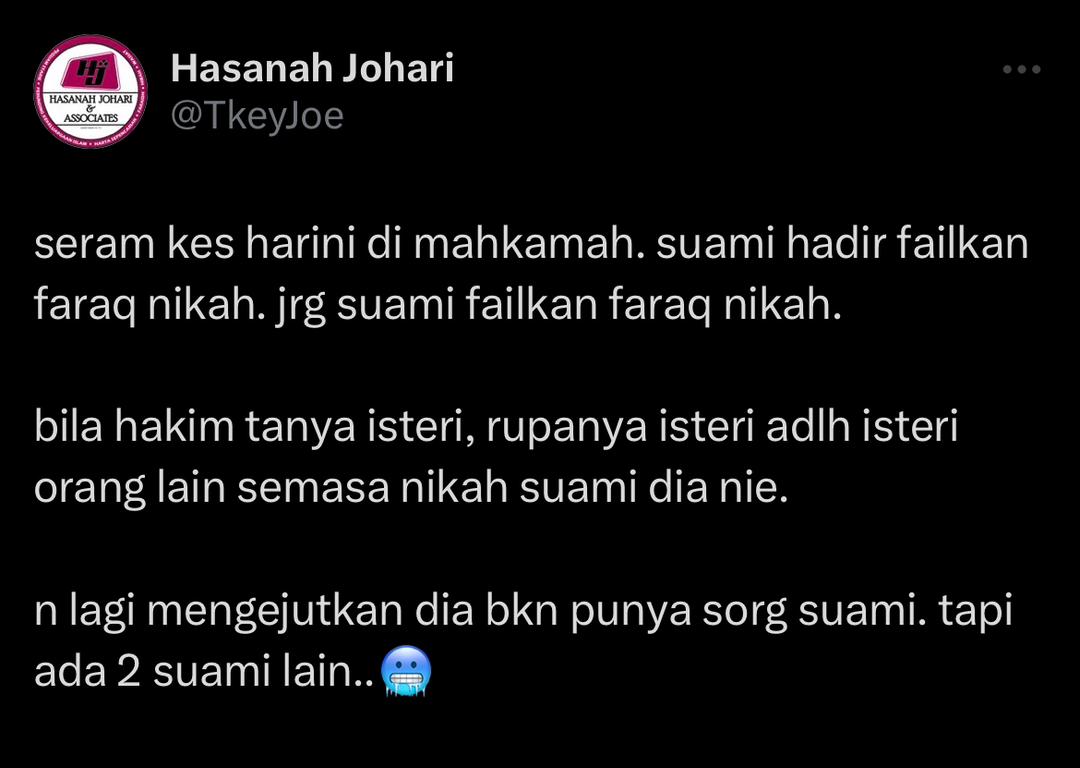 Peguam Dedah Cerita Isteri Baru Kahwin 3 Lelaki, Sekali Ini Tindakan Suami Beliau 2 WhatsApp Image 2023 08 09 at 2.09.05 PM 1