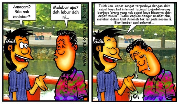 5 Cara Elak Kena Tipu Dengan Skim Cepat Kaya 3 lebur