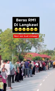 Badan NGO Mula Turun Padang, Jual Beras 5KG Harga RM1 Di Langkawi 1 Screenshot 2023 09 30 175318