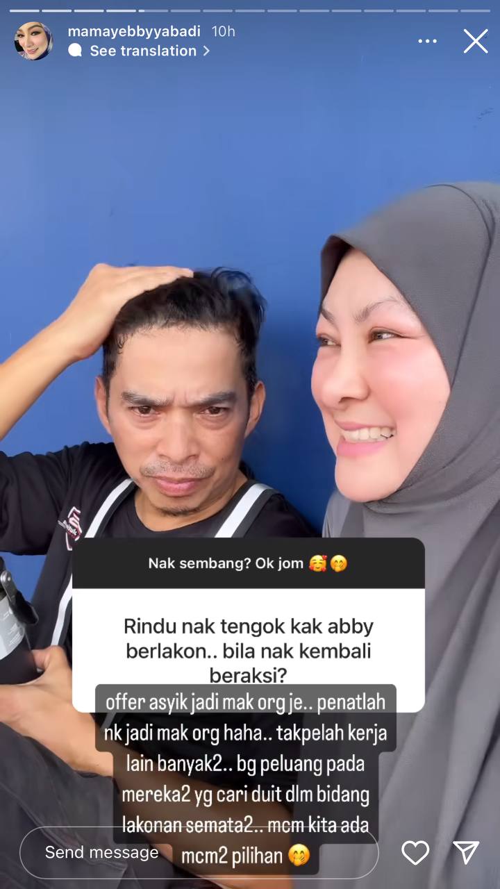 Dikatakan Tidak Menegur Anak, sekali Kata-Kata Abby Abadi Raih Tumpuan Ramai 3 abby 2