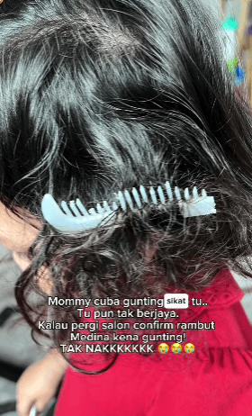 Rambut Anak Tersekat Di Sikat Sampai Terpaksa Jumpa Bomba, Ibu Ini Jadi Fobia Dgn Kejadian Itu 1 bomba1