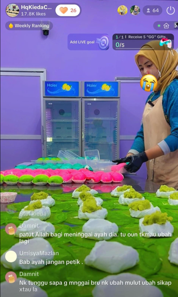 "Saya yang salah sebab pertahankan rezeki ini, jangan babitkan ibu bapa saya..." - Kieda Crepe 1 kieda