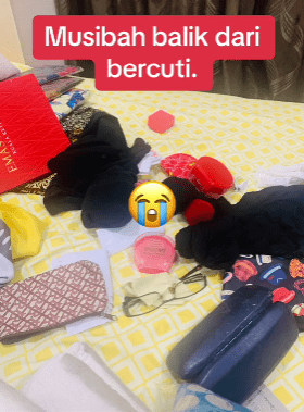 Rumah Dipecah Masuk Ketika Bercuti, Situasi Ini Buat Ramai Yang Simpati 1 pecahmasuk2