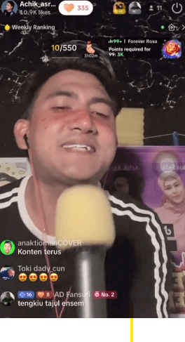 “Sebijik Achik Spin Suara Mamat ni..”-Dituduh Miming, Sekali Achik Asrain Payung Nyanyian Nya Dalam ‘Live’ Tiktok 1 achik