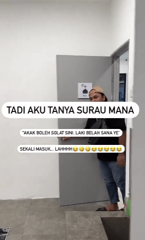 "Nak Suruh Solat Berjemaah Tu"-Surau 'Rare' Ini Buat Ramai Terhibur 1 surau2