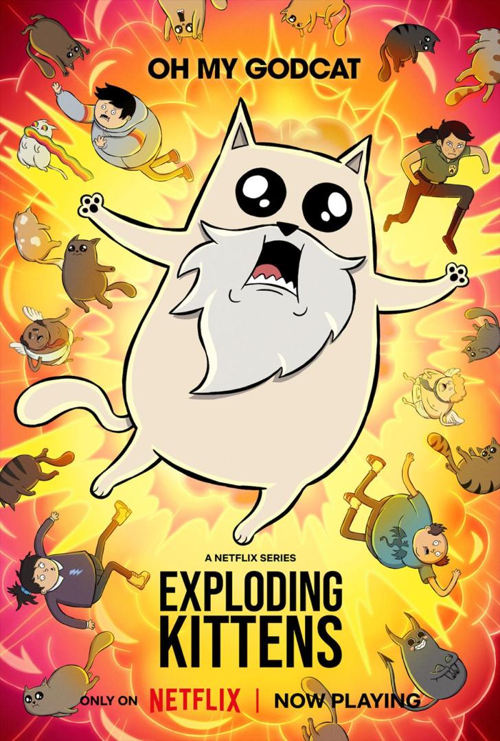 Siri Animasi “Exploding Kittens” Kini Boleh Ditonton di Netflix, Comel Tapi Ganas? 3 Exploding kittens