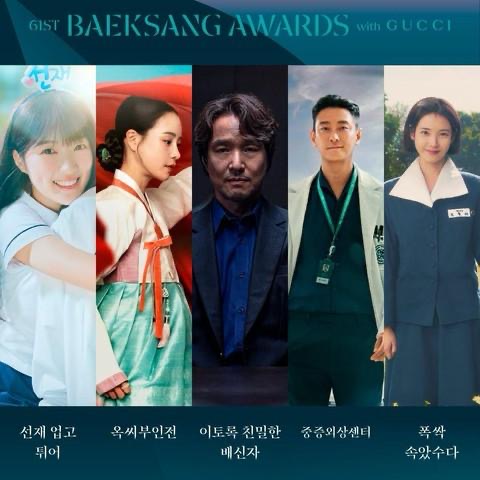 Senarai Penuh Pencalonan Anugerah Baeksang ke-61 Tahun 2025, Siapa Pilihan Hati Anda? 1 Baeksang