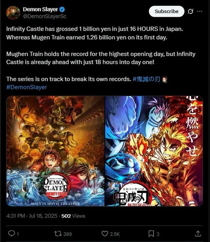 Gegak Gempita Tayangan Perdana Demon Slayer: Infinity Castle, Peminat Jepun Berjaga Seawal 2 Pagi 2 Infinity castle