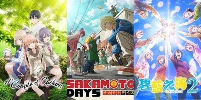 Kalendar Lengkap Anime 2025, Sajian Harian Penuh Warna Sepanjang Minggu 2 Anime