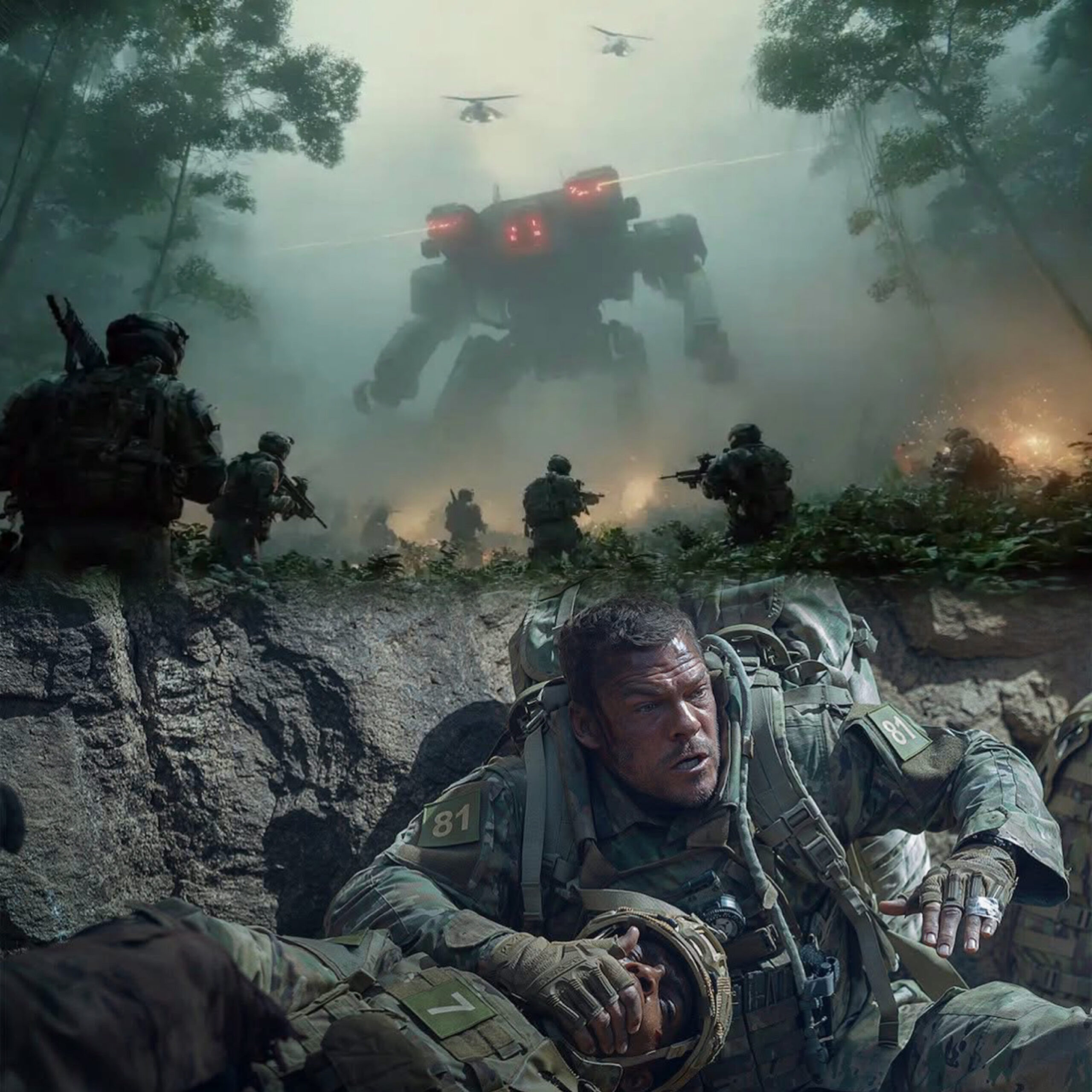 War Machine (2026): Filem Aksi Sci-Fi Netflix Tentang Tentera Elit Diburu Mesin Pembunuh 3 War machine 2026
