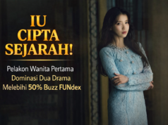 IU Cipta Sejarah: Pelakon Wanita Pertama Dominasi Dua Drama Melebihi 50% Buzz FUNdex
