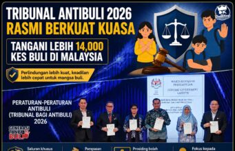 Tribunal Antibuli 2026 Rasmi Berkuat Kuasa, Tangani Lebih 14,000 Kes Buli di Malaysia