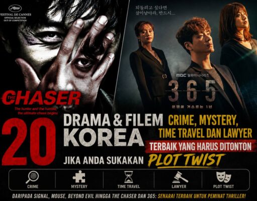 20 Drama & Filem Korea Crime, Mystery, Time Travel dan Lawyer Terbaik Yang Harus Ditonton Jika Anda Sukakan Plot Twist